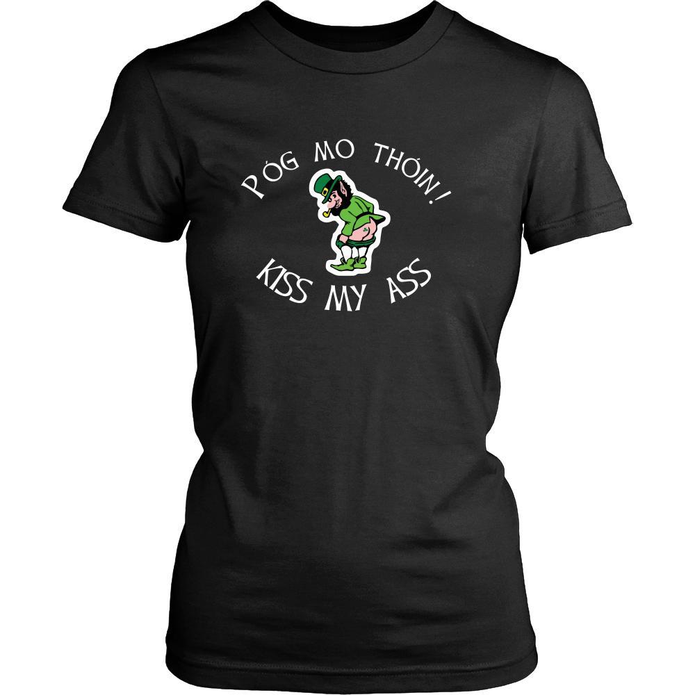 Pog Mo Thoin! - Kiss my Ass! - Irish funny joke St Patrick Day Shirts-T-shirt-Teelime | shirts-hoodies-mugs