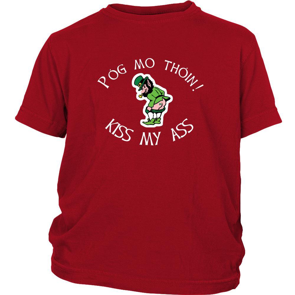 Pog Mo Thoin! - Kiss my Ass! - Irish Leprechaun funny joke St Patrick Day Shirts-T-shirt-Teelime | shirts-hoodies-mugs