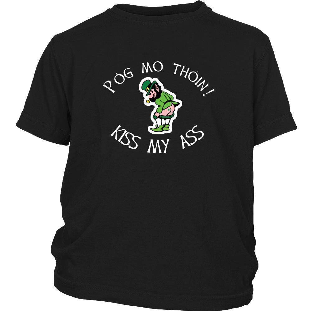 Pog Mo Thoin! - Kiss my Ass! - Irish Leprechaun funny joke St Patrick Day Shirts-T-shirt-Teelime | shirts-hoodies-mugs