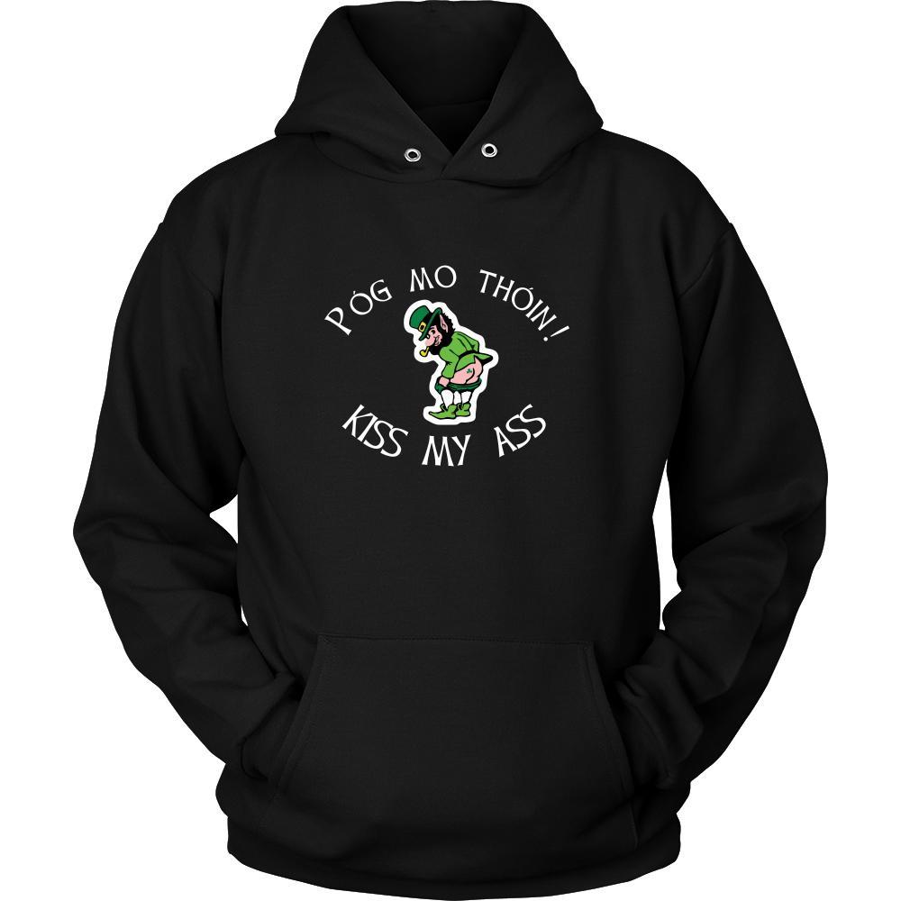 Pog Mo Thoin! - Kiss my Ass! - Irish Leprechaun funny joke St Patrick Day Shirts-T-shirt-Teelime | shirts-hoodies-mugs