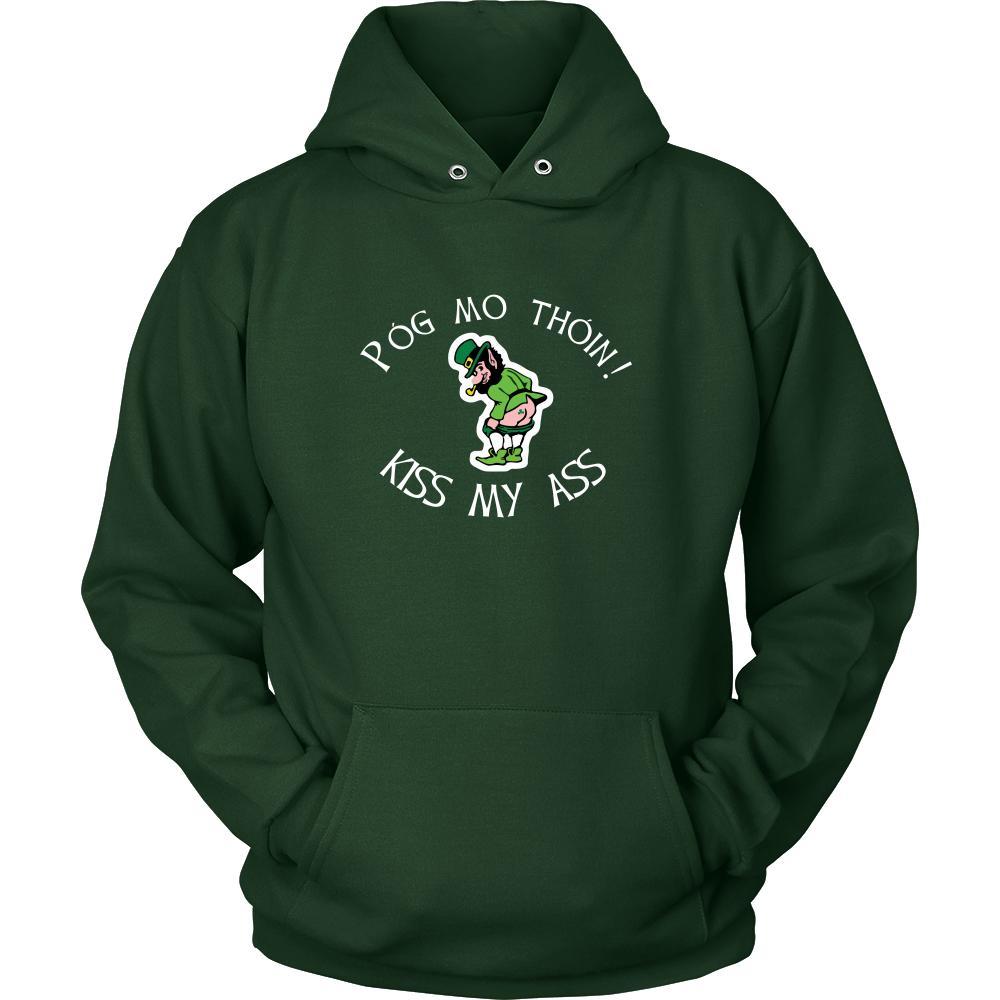 Pog Mo Thoin! - Kiss my Ass! - Irish Leprechaun funny joke St Patrick Day Shirts-T-shirt-Teelime | shirts-hoodies-mugs