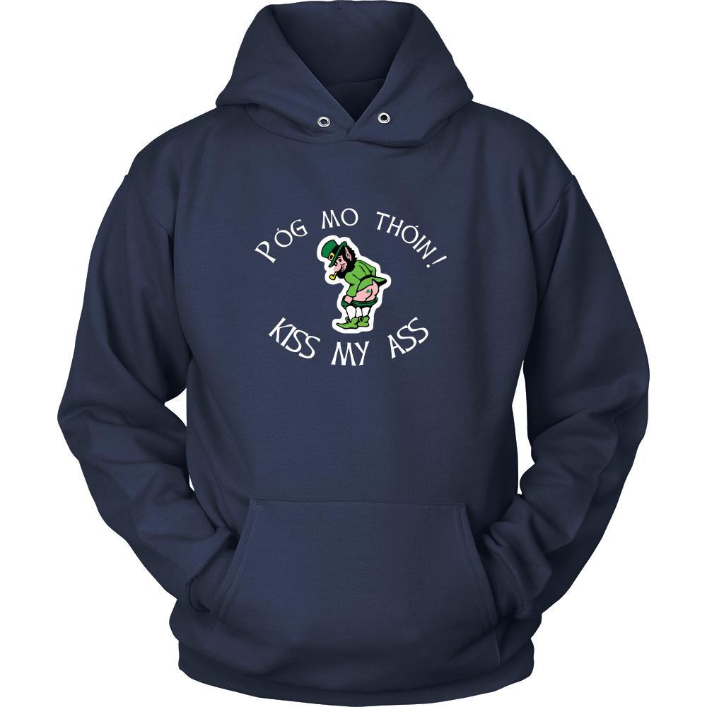 Pog Mo Thoin! - Kiss my Ass! - Irish Leprechaun funny joke St Patrick Day Shirts-T-shirt-Teelime | shirts-hoodies-mugs