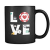 Poker - LOVE Poker - 11oz Black Mug-Drinkware-Teelime | shirts-hoodies-mugs