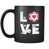Poker - LOVE Poker - 11oz Black Mug-Drinkware-Teelime | shirts-hoodies-mugs