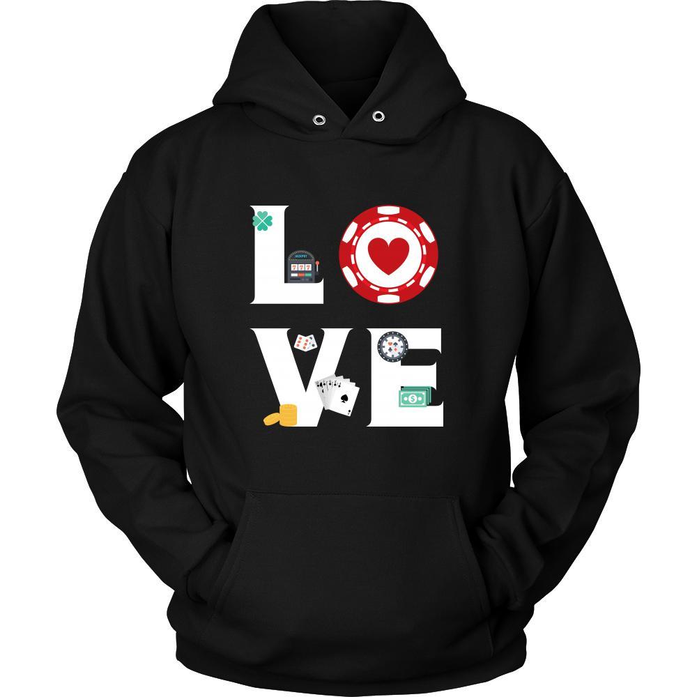 Poker - LOVE Poker - Cards Hobby Shirt-T-shirt-Teelime | shirts-hoodies-mugs