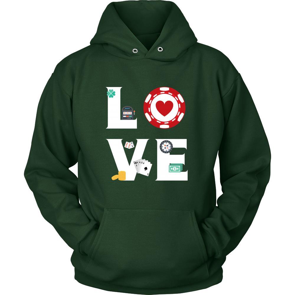 Poker - LOVE Poker - Cards Hobby Shirt-T-shirt-Teelime | shirts-hoodies-mugs
