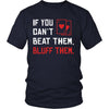 Poker Shirt - Bluff Them - Card Game Love Gift-T-shirt-Teelime | shirts-hoodies-mugs