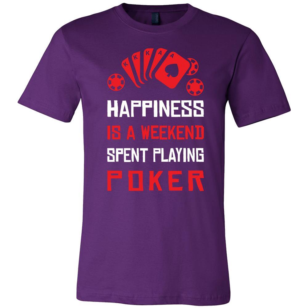 Poker Shirt - Happiness - Card Game Love Gift-T-shirt-Teelime | shirts-hoodies-mugs
