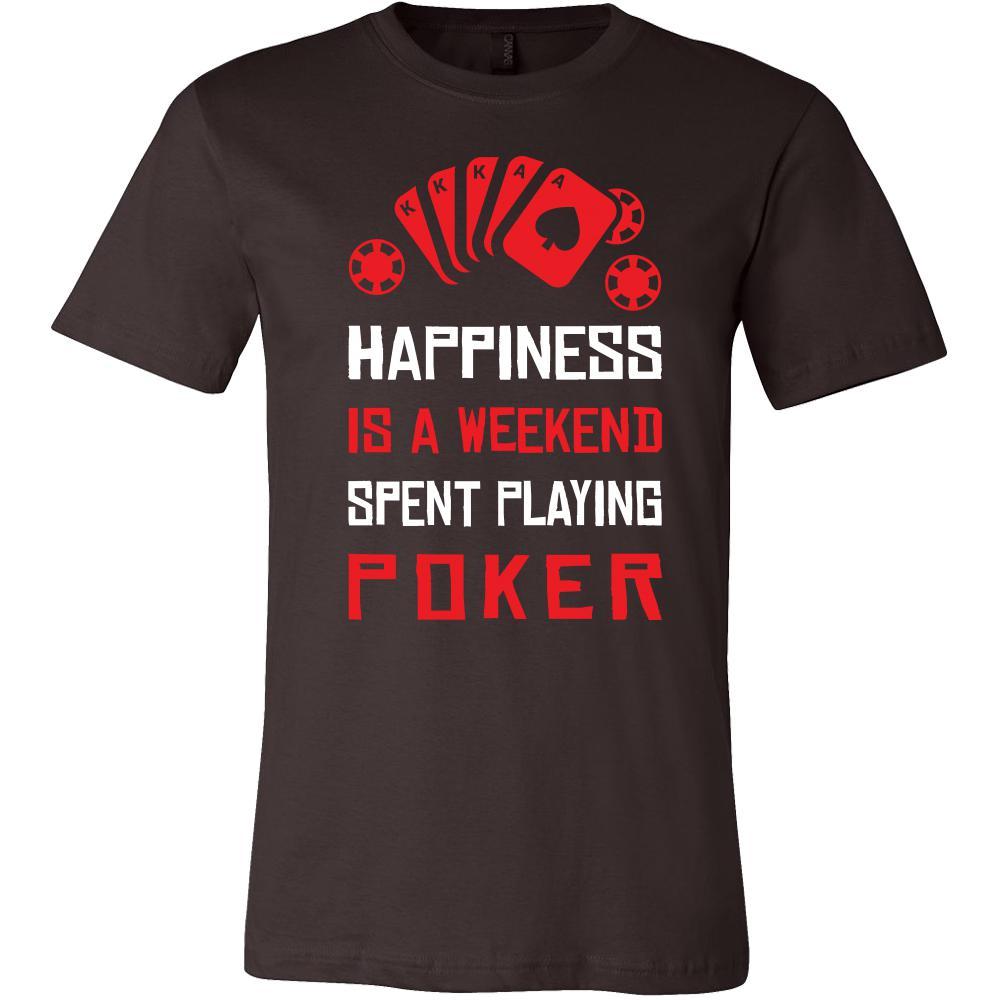 Poker Shirt - Happiness - Card Game Love Gift-T-shirt-Teelime | shirts-hoodies-mugs