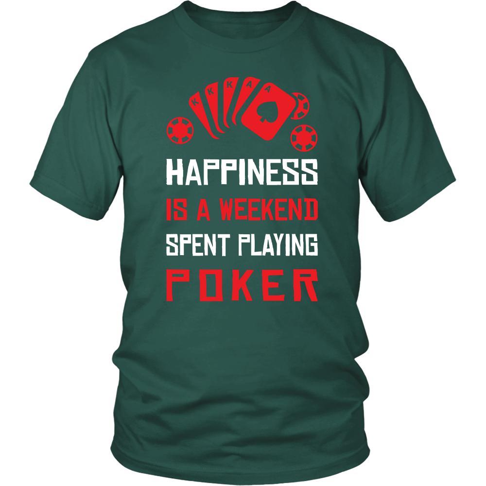 Poker Shirt - Happiness - Card Game Love Gift-T-shirt-Teelime | shirts-hoodies-mugs