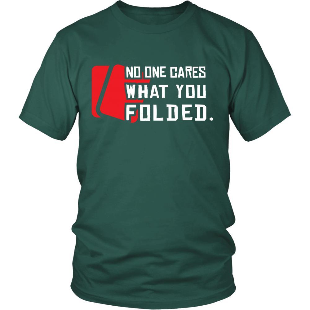 Poker Shirt - No One Cares - Card Game Love Gift-T-shirt-Teelime | shirts-hoodies-mugs