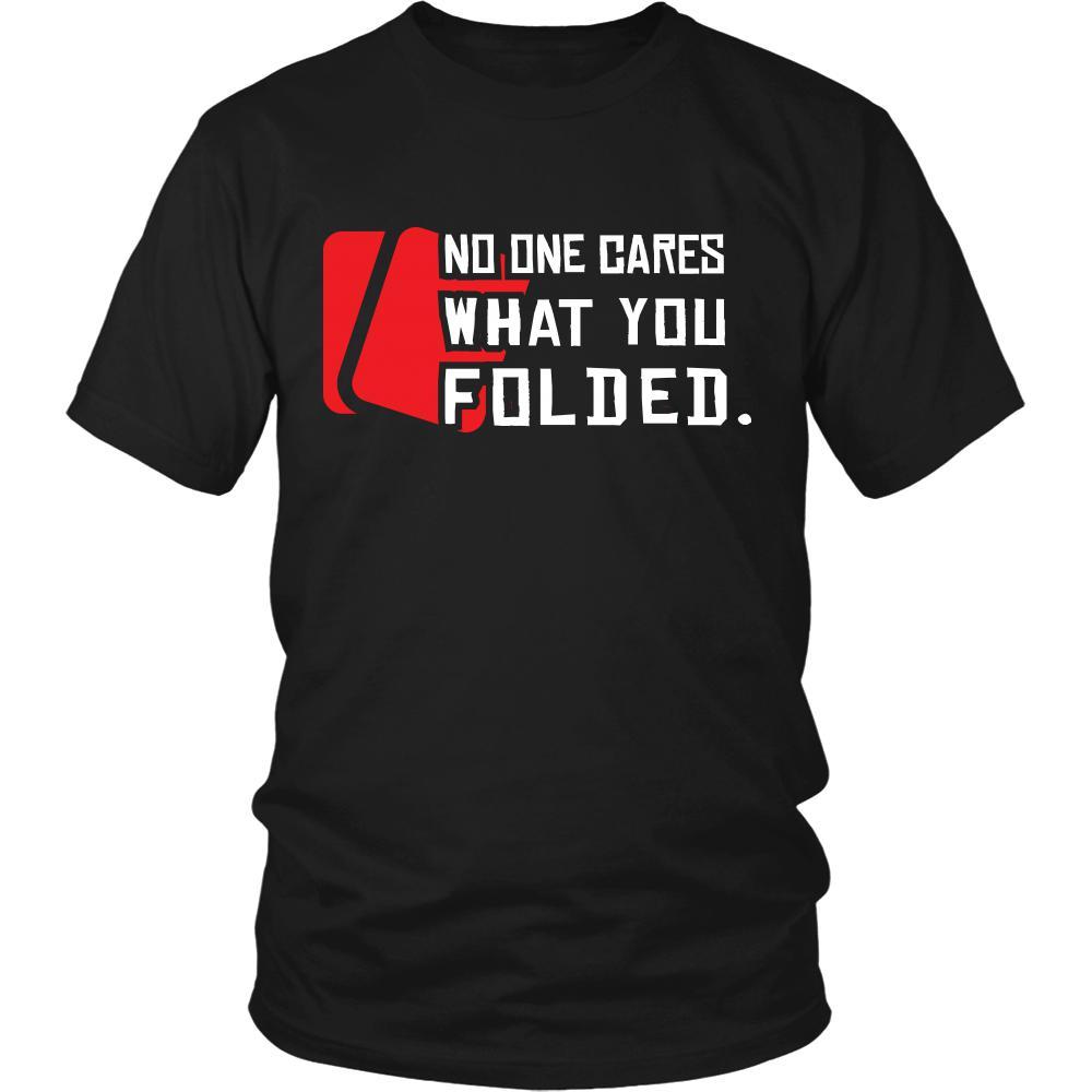 Poker Shirt - No One Cares - Card Game Love Gift-T-shirt-Teelime | shirts-hoodies-mugs