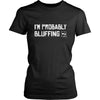 Poker Shirt - Probably Bluffing - Card Game Love Gift-T-shirt-Teelime | shirts-hoodies-mugs