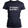 Poker Shirt - Probably Bluffing - Card Game Love Gift-T-shirt-Teelime | shirts-hoodies-mugs