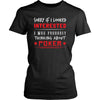 Poker Shirt - Sorry If I Looked Interested, I think about Poker - Hobby Gift-T-shirt-Teelime | shirts-hoodies-mugs