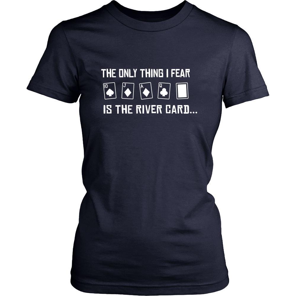 Poker Shirt - The River Card - Card Game Love Gift-T-shirt-Teelime | shirts-hoodies-mugs