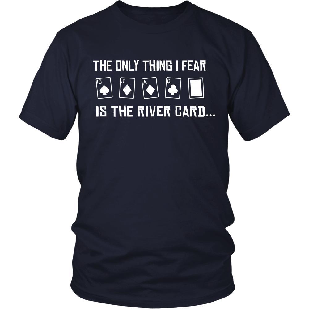 Poker Shirt - The River Card - Card Game Love Gift-T-shirt-Teelime | shirts-hoodies-mugs