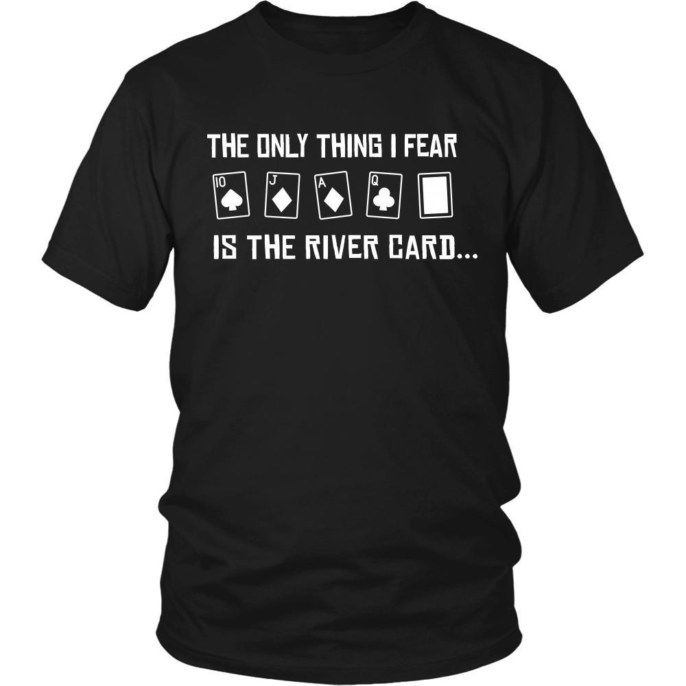 Poker Shirt - The River Card - Card Game Love Gift-T-shirt-Teelime | shirts-hoodies-mugs