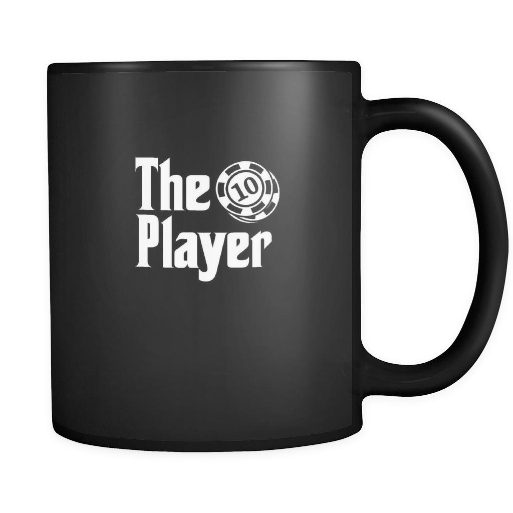 Poker The Player 11oz Black Mug-Drinkware-Teelime | shirts-hoodies-mugs