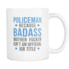 Police coffee cup - Badass Policeman-Drinkware-Teelime | shirts-hoodies-mugs