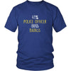 Police officer Shirt - 49% Police officer 51% Badass Profession-T-shirt-Teelime | shirts-hoodies-mugs