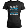 Police Officer Shirt - Raise your hand if you love Police Officer, if not raise your standards - Profession Gift-T-shirt-Teelime | shirts-hoodies-mugs