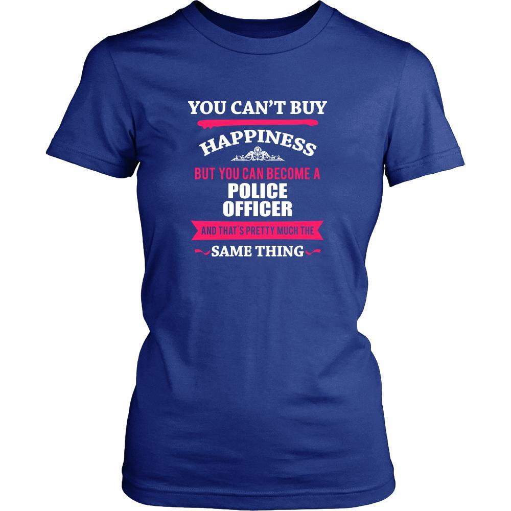Police officer Shirt - You can't buy happiness but you can become a Police officer and that's pretty much the same thing Profession-T-shirt-Teelime | shirts-hoodies-mugs