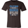 Policeman Shirt - Policeman because badass mother fucker isn't an official job title - Profession Gift-T-shirt-Teelime | shirts-hoodies-mugs