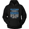 Policeman Shirt - Policeman because badass mother fucker isn't an official job title - Profession Gift-T-shirt-Teelime | shirts-hoodies-mugs