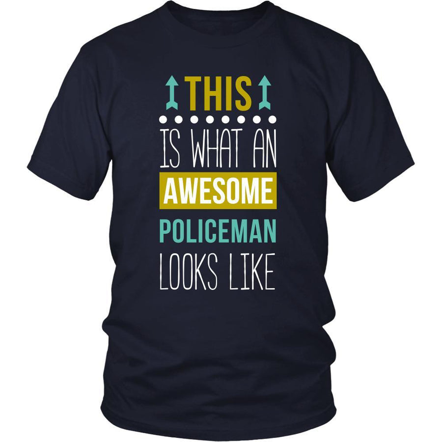 Policeman Shirt - This is what an awesome Policeman looks like - Profession Gift