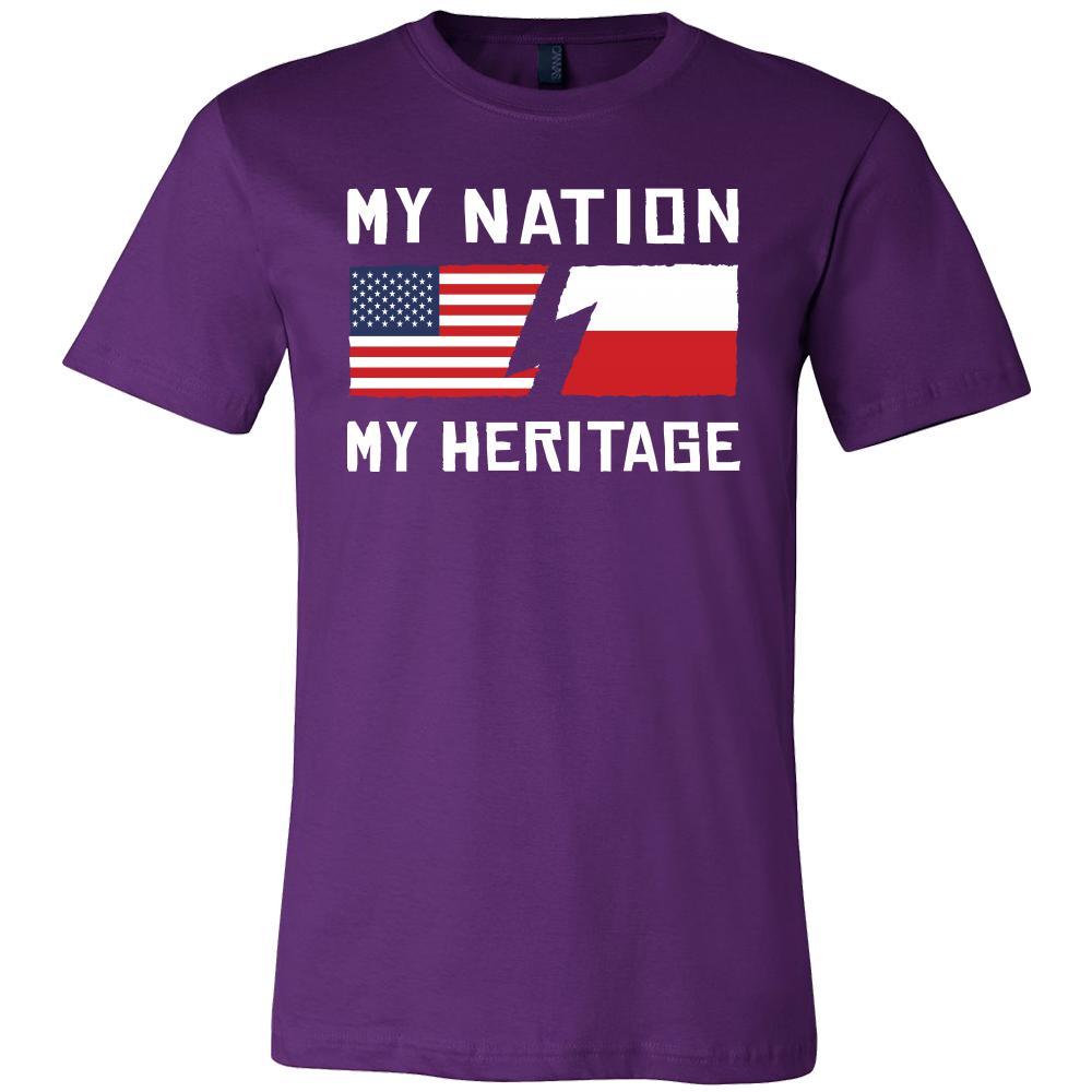 Polish Shirt - My Nation - My Heritage - Native Roots Gift-T-shirt-Teelime | shirts-hoodies-mugs
