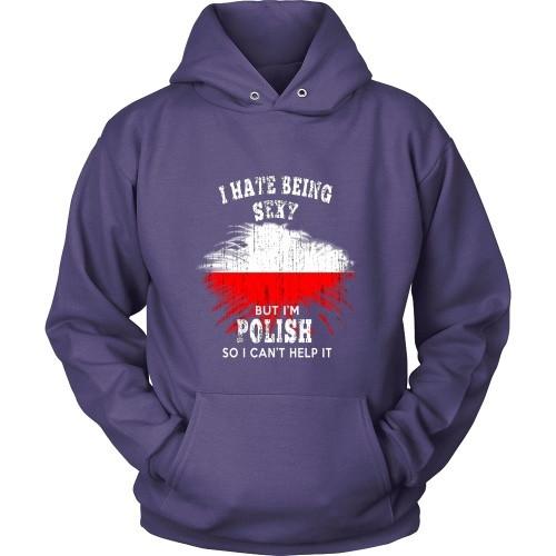 Polish T Shirt - I hate being sexy, but I'm Polish so I can't help it-T-shirt-Teelime | shirts-hoodies-mugs