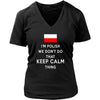 Polish T Shirt - I'm Polish We don't do that keep calm thing-T-shirt-Teelime | shirts-hoodies-mugs