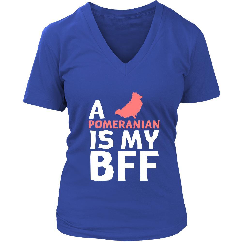 Pomeranian Shirt - a Pomeranian is my bff- Dog Lover Gift-T-shirt-Teelime | shirts-hoodies-mugs