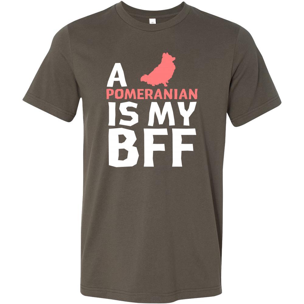 Pomeranian Shirt - a Pomeranian is my bff- Dog Lover Gift-T-shirt-Teelime | shirts-hoodies-mugs
