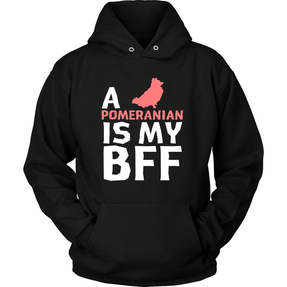 Pomeranian Shirt - a Pomeranian is my bff- Dog Lover Gift-T-shirt-Teelime | shirts-hoodies-mugs