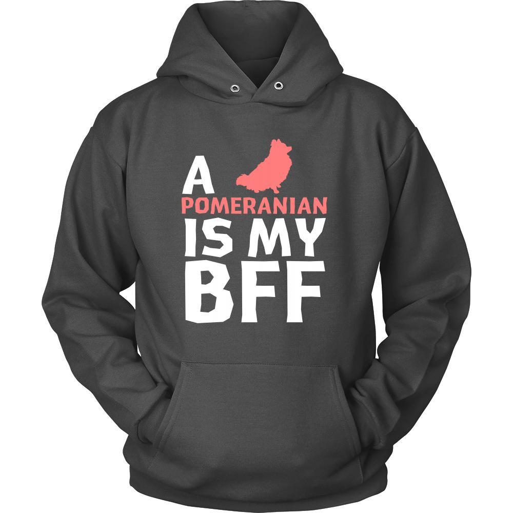 Pomeranian Shirt - a Pomeranian is my bff- Dog Lover Gift-T-shirt-Teelime | shirts-hoodies-mugs