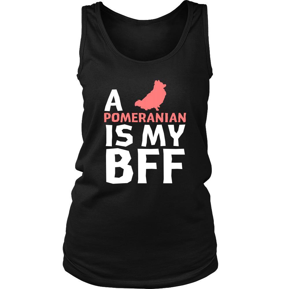 Pomeranian Shirt - a Pomeranian is my bff- Dog Lover Gift-T-shirt-Teelime | shirts-hoodies-mugs