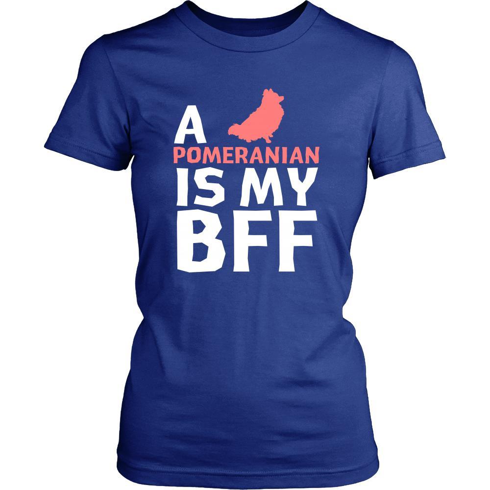 Pomeranian Shirt - a Pomeranian is my bff- Dog Lover Gift-T-shirt-Teelime | shirts-hoodies-mugs