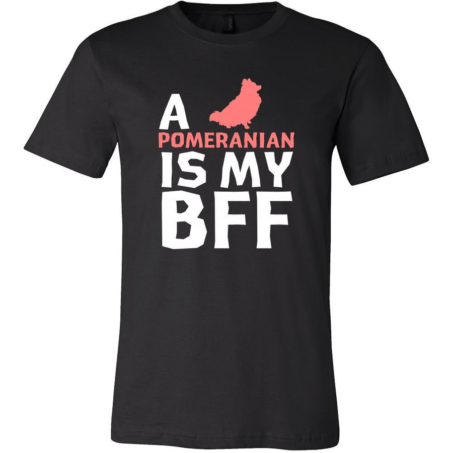 Pomeranian Shirt - a Pomeranian is my bff- Dog Lover Gift-T-shirt-Teelime | shirts-hoodies-mugs