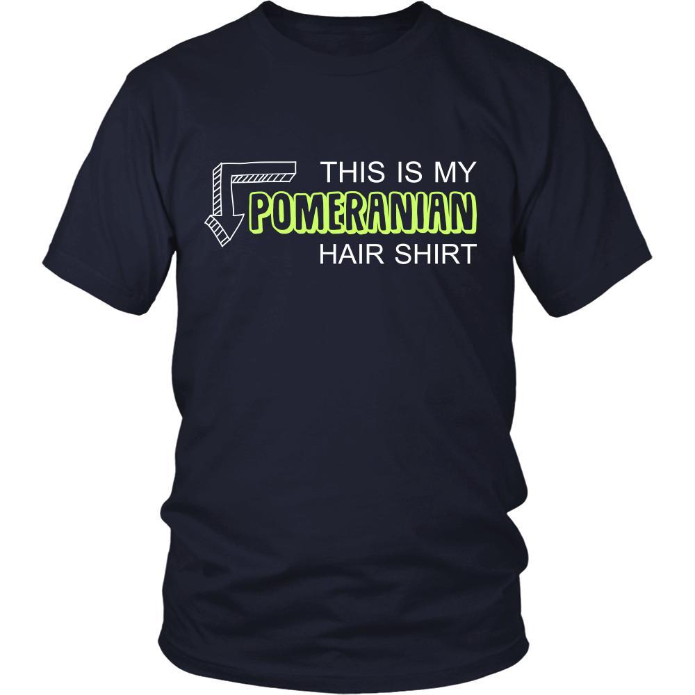 Pomeranian Shirt - This is my Pomeranian hair shirt - Dog Lover Gift-T-shirt-Teelime | shirts-hoodies-mugs