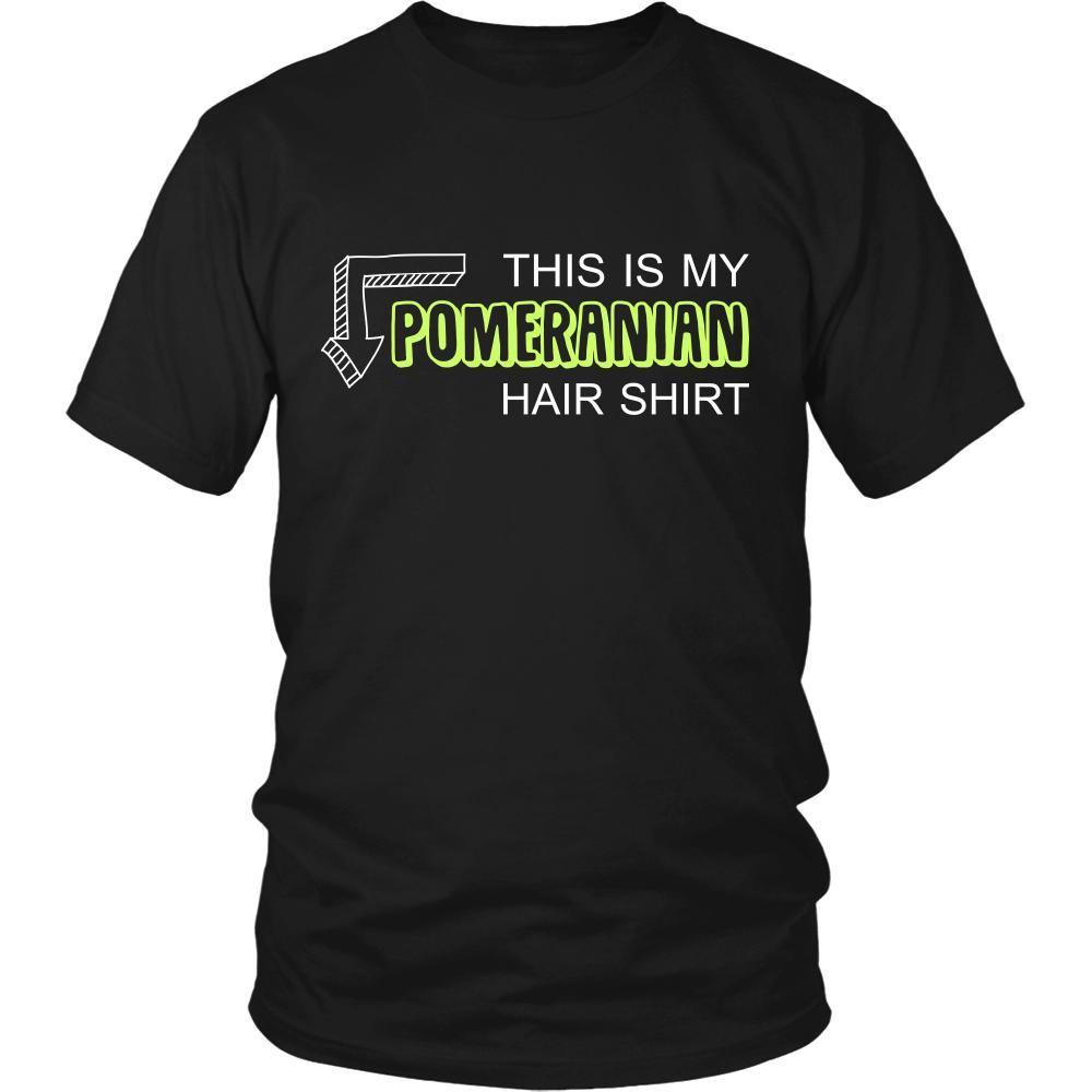Pomeranian Shirt - This is my Pomeranian hair shirt - Dog Lover Gift-T-shirt-Teelime | shirts-hoodies-mugs