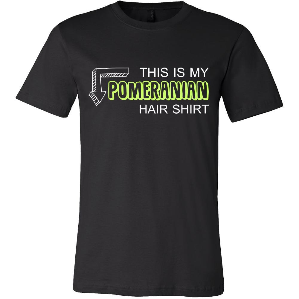 Pomeranian Shirt - This is my Pomeranian hair shirt - Dog Lover Gift-T-shirt-Teelime | shirts-hoodies-mugs
