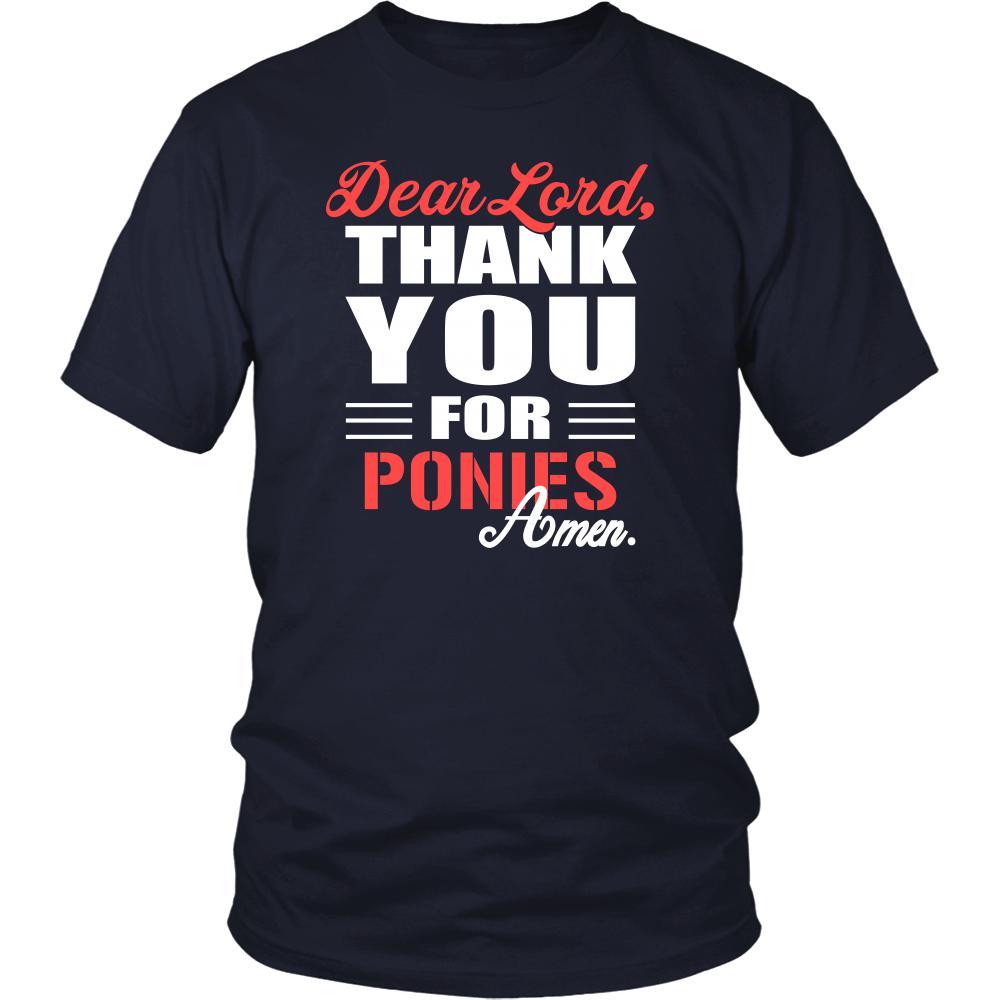 Pony Shirt - Dear Lord, thank you for Pony Amen- Pets-T-shirt-Teelime | shirts-hoodies-mugs