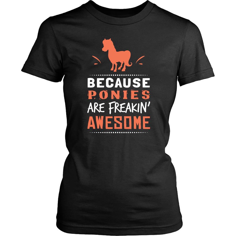 Pony Shirt - Freakin' Awesome - Animal Lover Gift-T-shirt-Teelime | shirts-hoodies-mugs