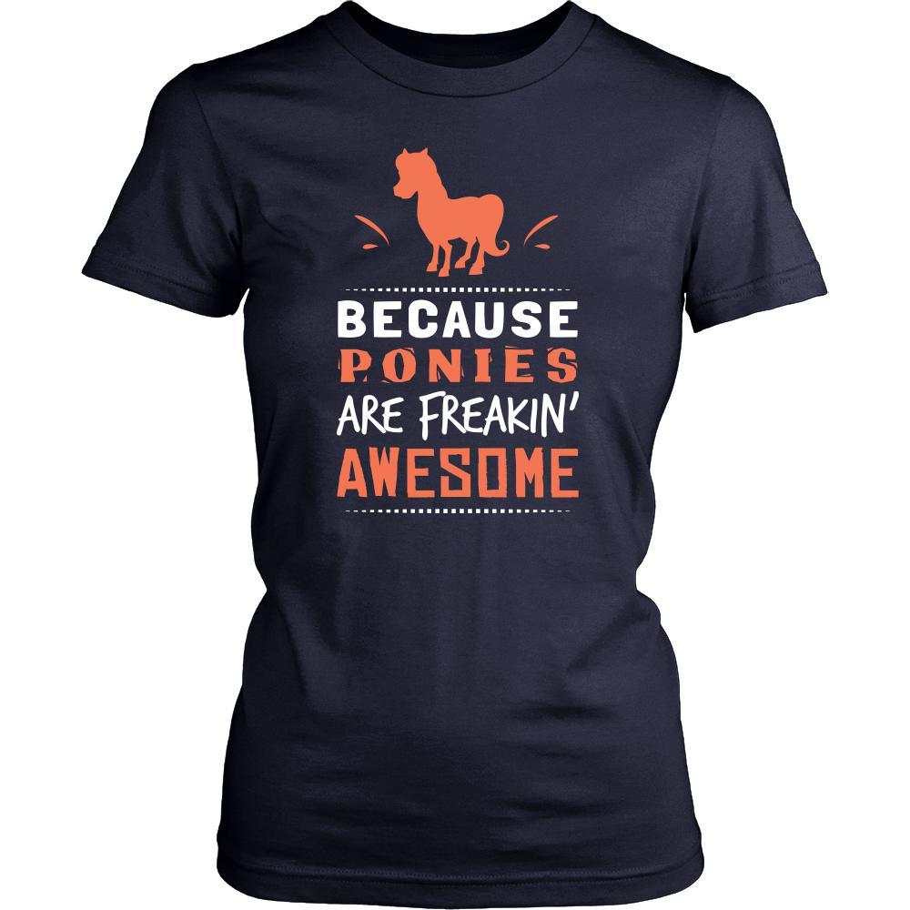 Pony Shirt - Freakin' Awesome - Animal Lover Gift-T-shirt-Teelime | shirts-hoodies-mugs