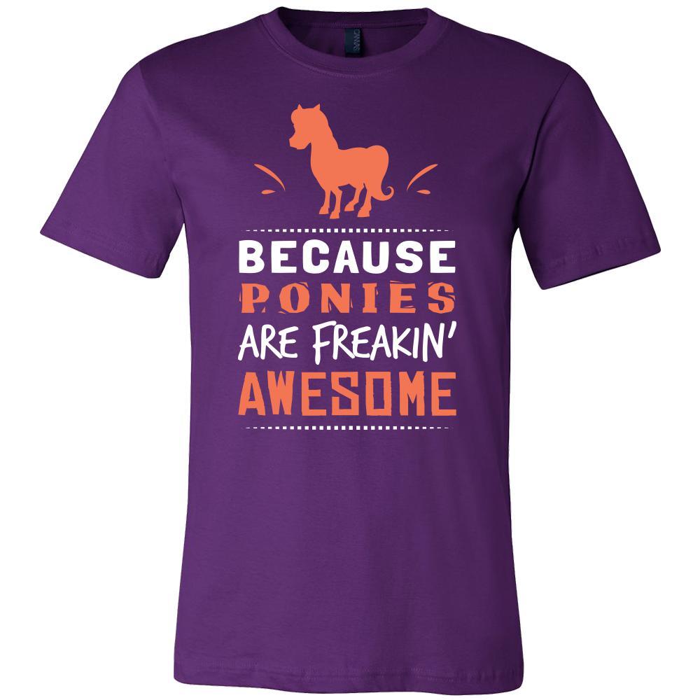 Pony Shirt - Freakin' Awesome - Animal Lover Gift-T-shirt-Teelime | shirts-hoodies-mugs