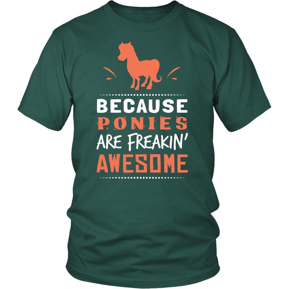 Pony Shirt - Freakin' Awesome - Animal Lover Gift-T-shirt-Teelime | shirts-hoodies-mugs