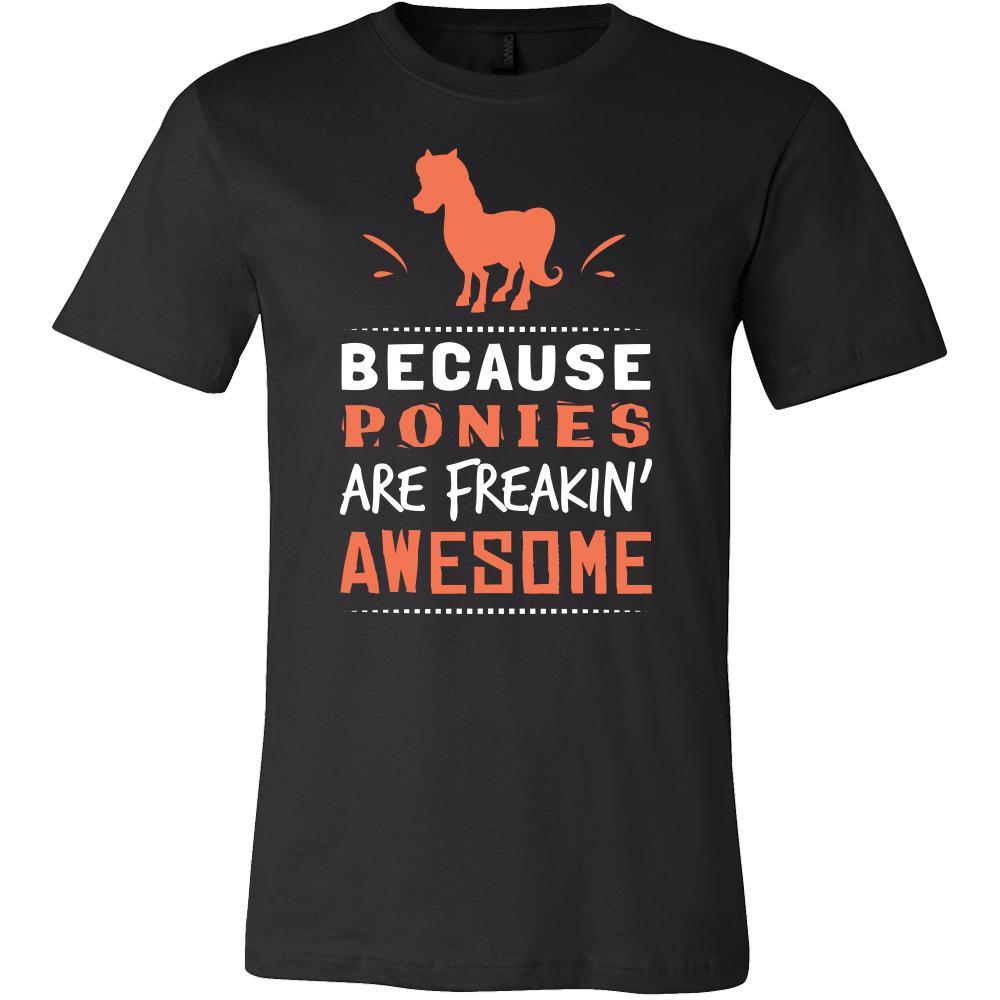 Pony Shirt - Freakin' Awesome - Animal Lover Gift-T-shirt-Teelime | shirts-hoodies-mugs