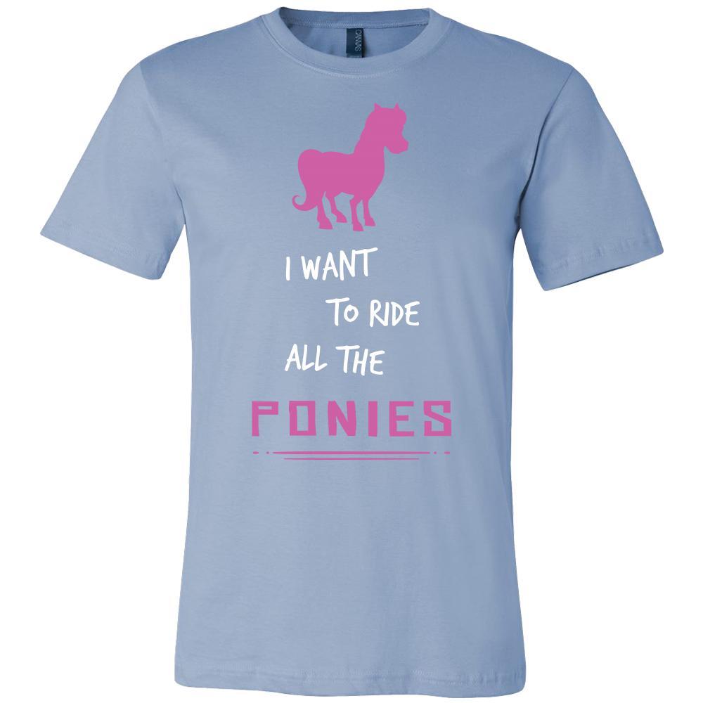 Pony Shirt - Ride All Ponies - Animal Lover Gift-T-shirt-Teelime | shirts-hoodies-mugs
